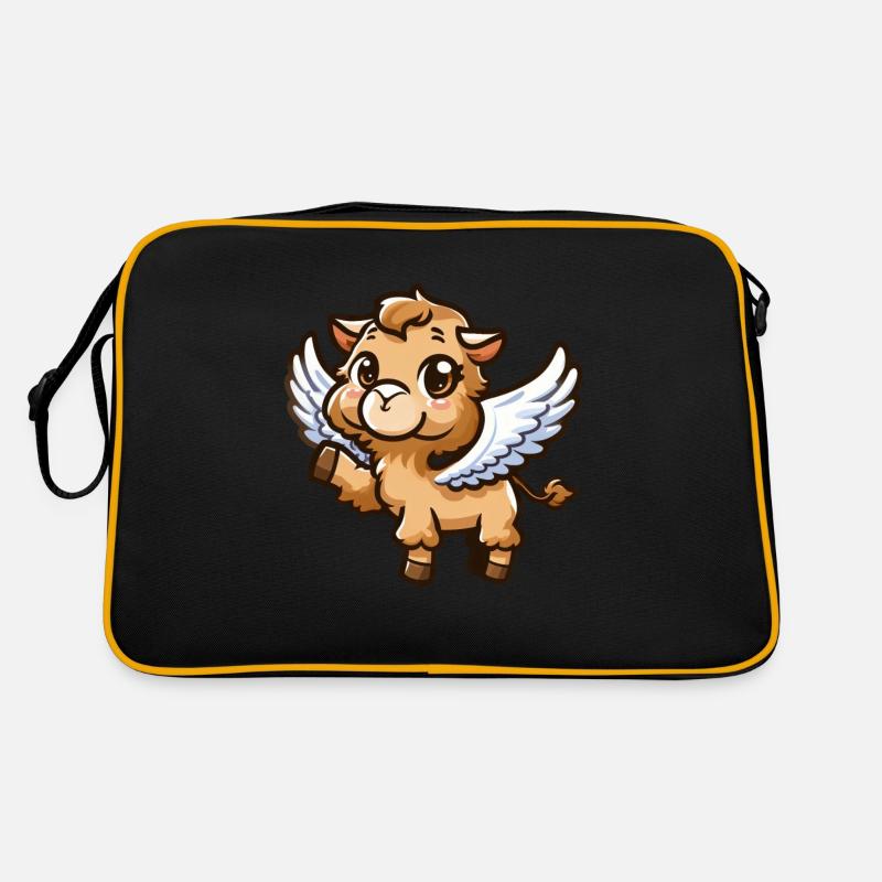 Angel Camel: Celestial Comic Style Sac Retro