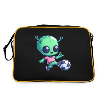 Jouer au football Alien: Green Galaxy rencontre - Sac Retro - noir/or - Dos