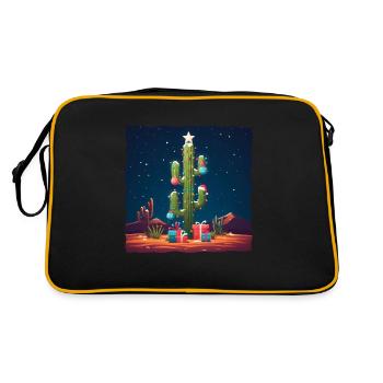 Arbre de Noël Cactus Deserts - Sac Retro - noir/or - Dos