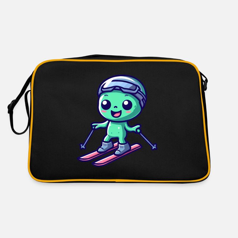 Extraterrestre Vert Ski Alien Sac Retro