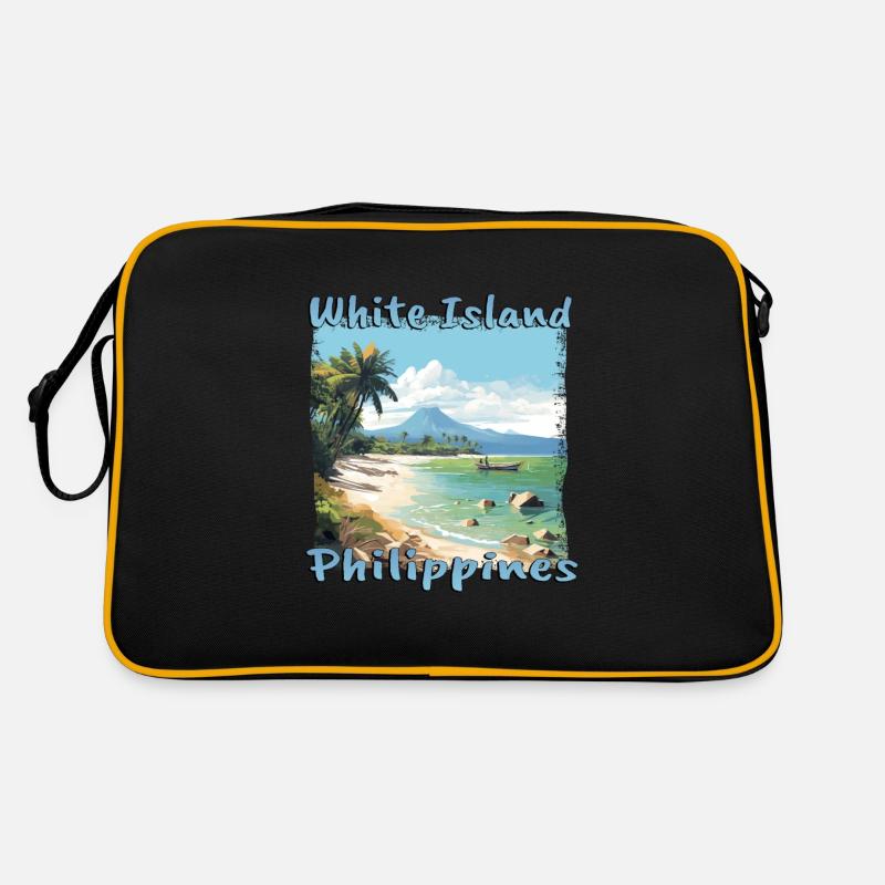 White Island Beach Philippines plage de vacances Sac Retro