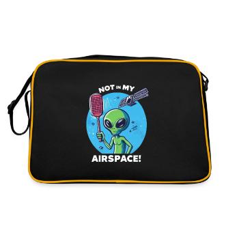 Alien Green Fly Swatter Satellite Defense - Sac Retro - noir/or - Dos