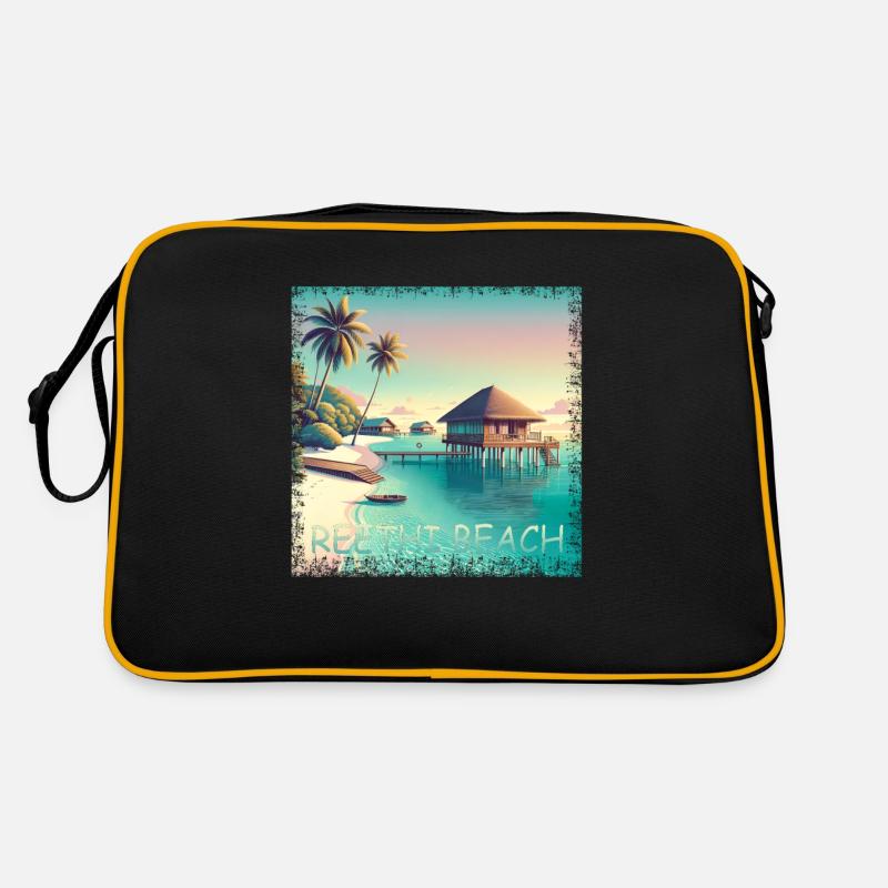 Maldives Reethi Beach – Paradis des vacances grunge Sac Retro