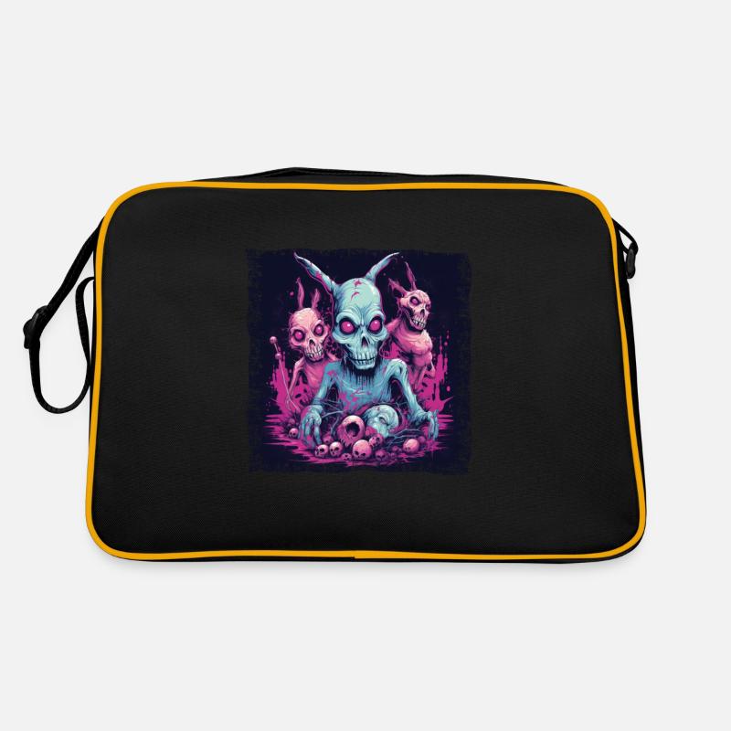 Célébration de Pâques Bunny Zombie Sac Retro