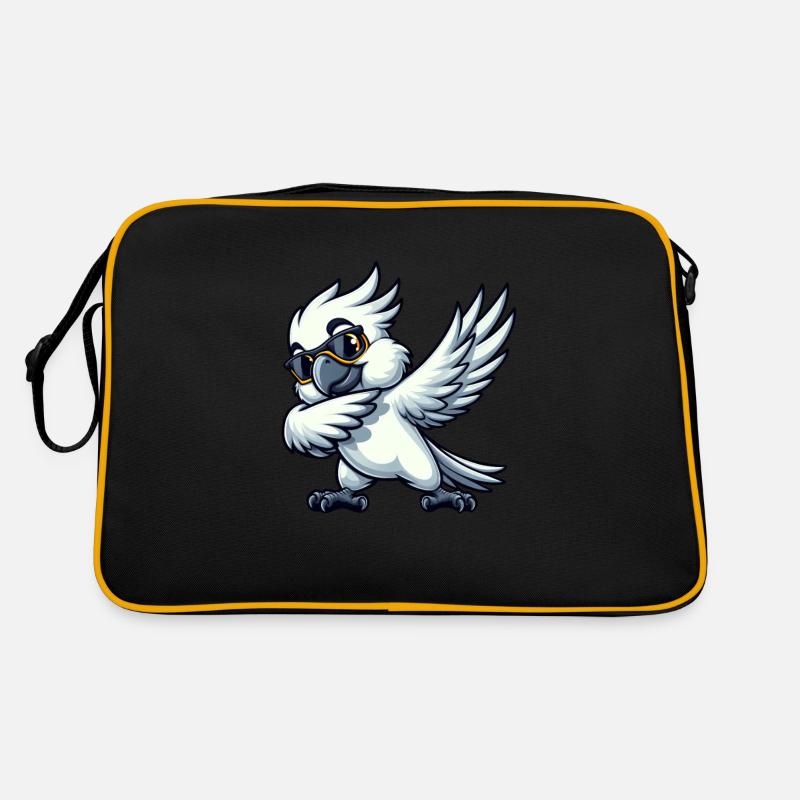Budgie Dab Pose Fun Design Retro Bag