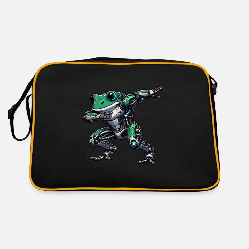 Cool Robot Grenouille Dabbing Mech Cyborg Sac Retro