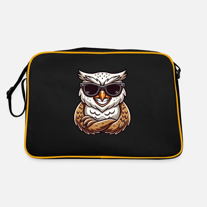 Lunettes de soleil Cool Owl Grin Joy Sac Retro