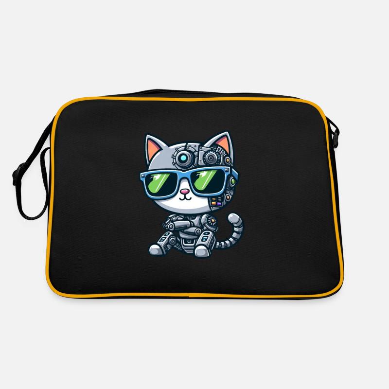 Chat Chat Robot Mech Cyborg Science-Fi Sac Retro