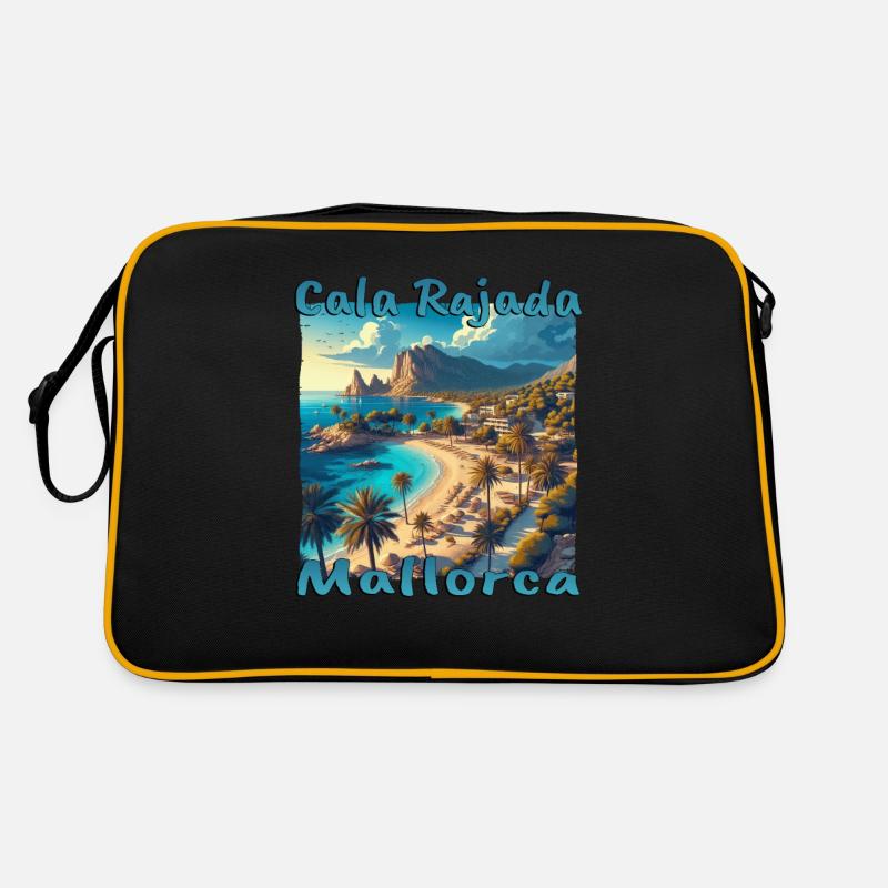 Cala Rajada Majorque Vacances d’été Plage Soleil Sac Retro
