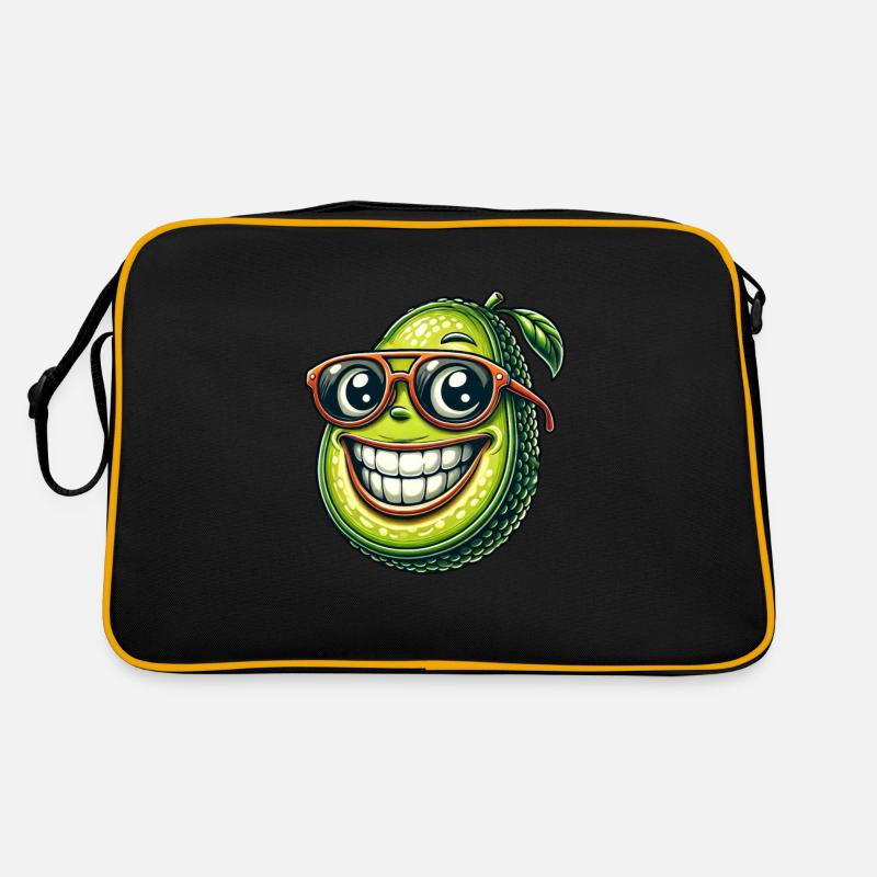 Cool Avocado Fruit Soleil Lunettes de soleil d’été Sac Retro