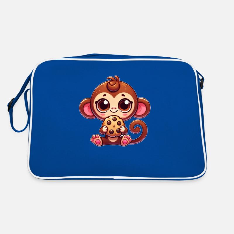 variation 30404Mignon Singe Chimpanzé Cookie Cartoo Sac Retro