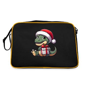 T-Rex de Noël Balancing Dino Santa Claus - Sac Retro - noir/or - Dos