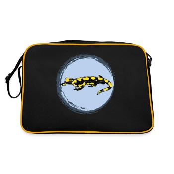 Fire Salamander / Fire Salamander II - Retro Bag - black/gold - Back