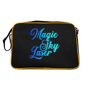 Magic 11 - Retro Tasche - Schwarz/Gold - Hinten