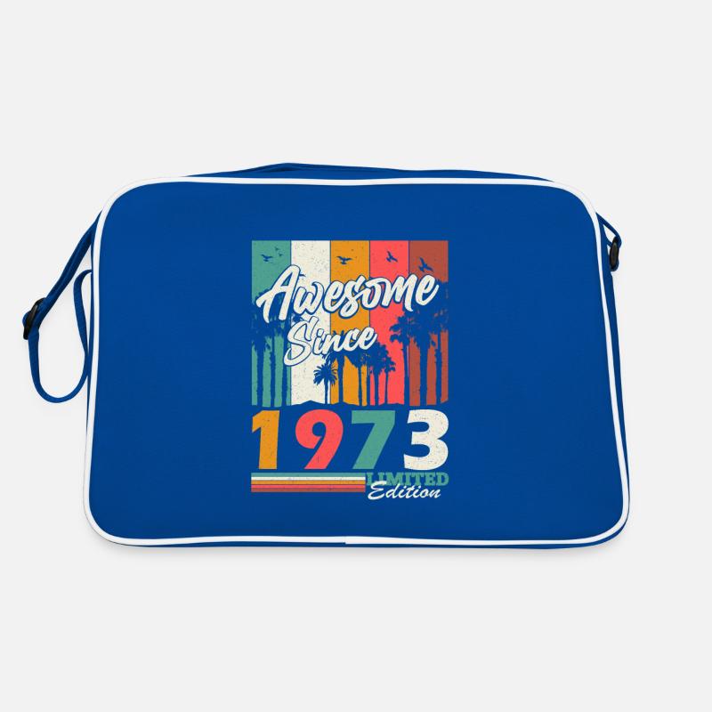 1973 born vintage birthday gift Retro Bag