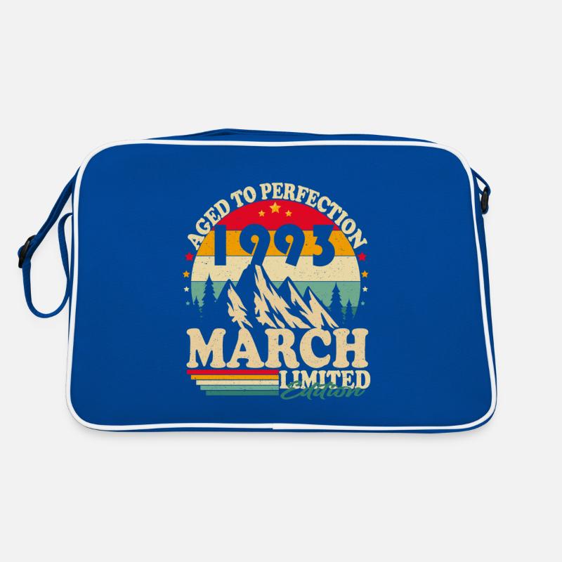 Mars 1993 Anniversaire né Rétro Sac Retro
