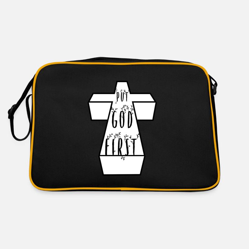 Put God First Retro Bag