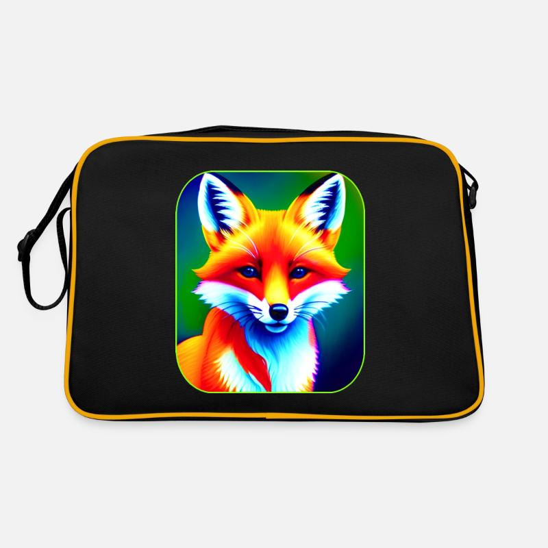 Renard coloré mignon Sac Retro