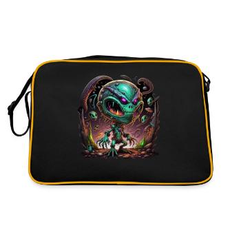 Chat Galaxy - Sac Retro - noir/or - Dos