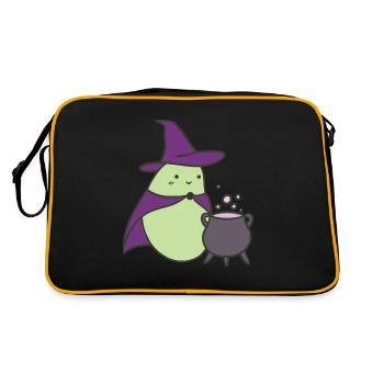 Doux Hallobean - Sac Retro - noir/or - Dos