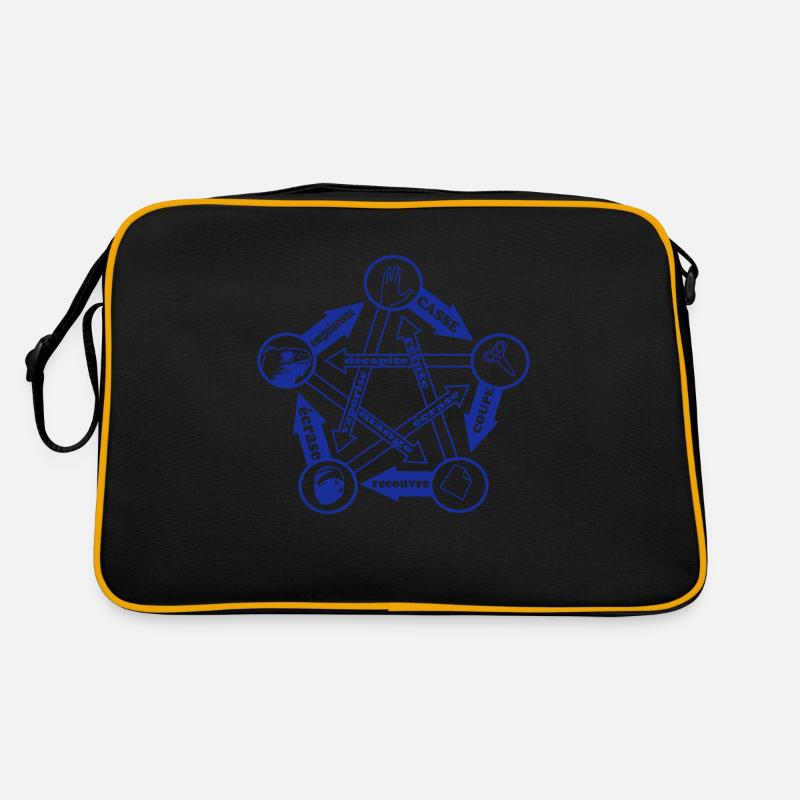 Rock Paper Scissors Eidechse Spock von Custom Retro Tasche