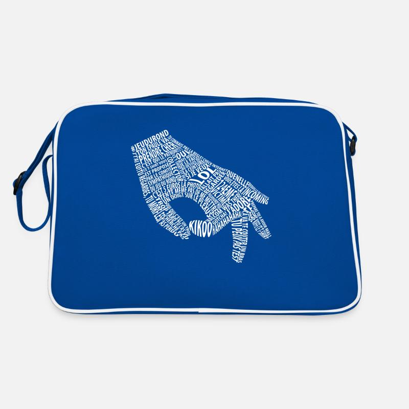 Jeu du rond blanc (mème) Sac Retro