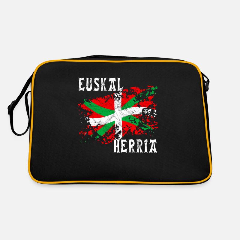 Pays Basque - Euskal Herria 20 - Sac Retro - noir/or
