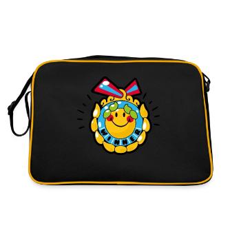 Smiley Winning Medal - Retro Bag - black/gold - Back