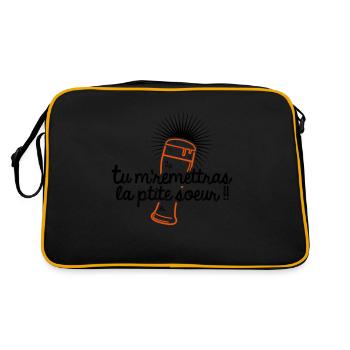 La petite soeur - Sac Retro - noir/or - Dos