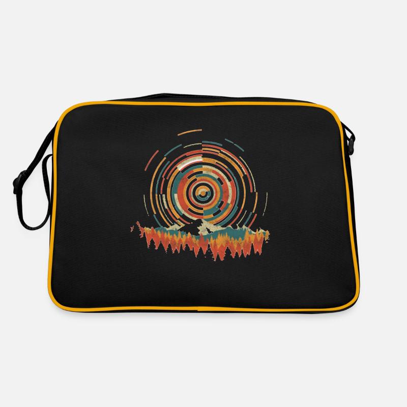 La géométrie du lever du soleil Sac Retro