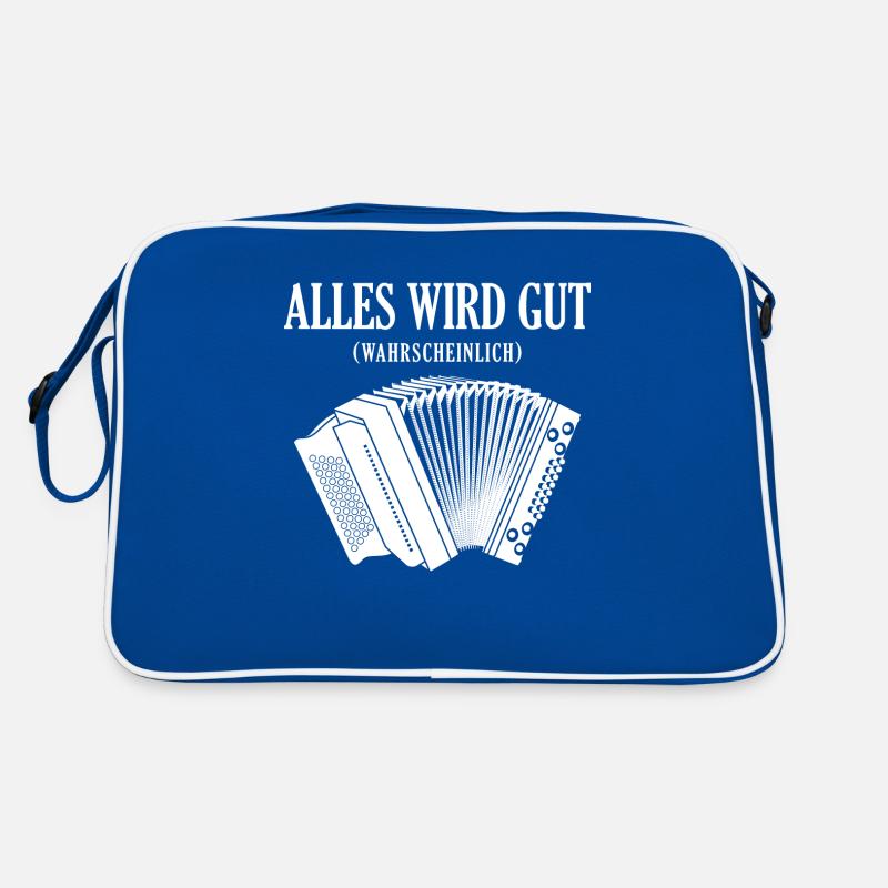 Steirische Harmonika Alles Wird Gut Wahrscheinlich Retro Tasche