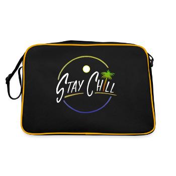 Stay Chill - Sac Retro - noir/or - Dos