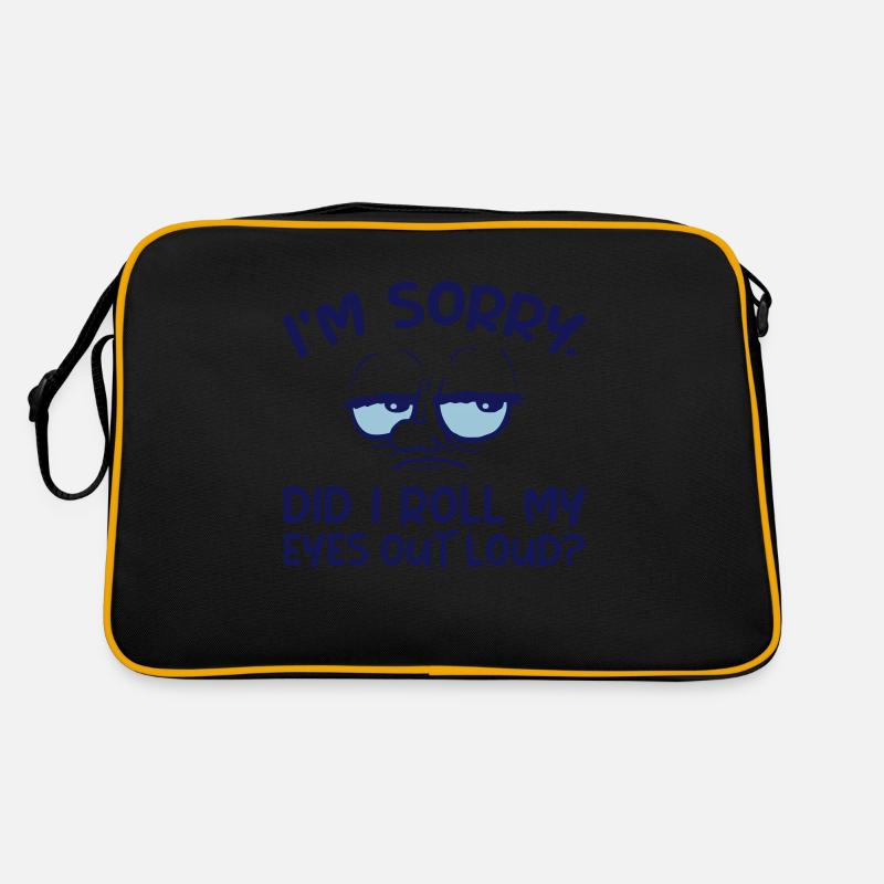 Roulez mes yeux Sac Retro