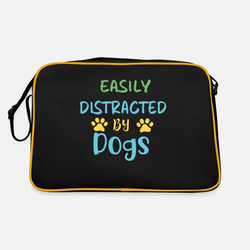 Facilement distrait par les chiens Sac Retro