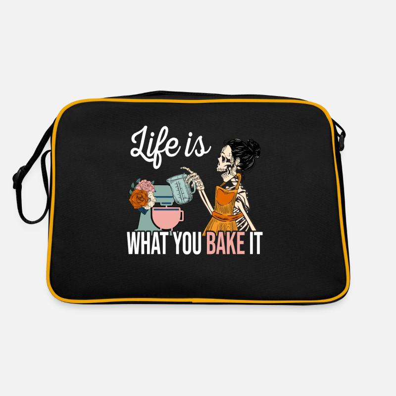Baking Baker Baker Bakery Confectionery Cake Retro Bag