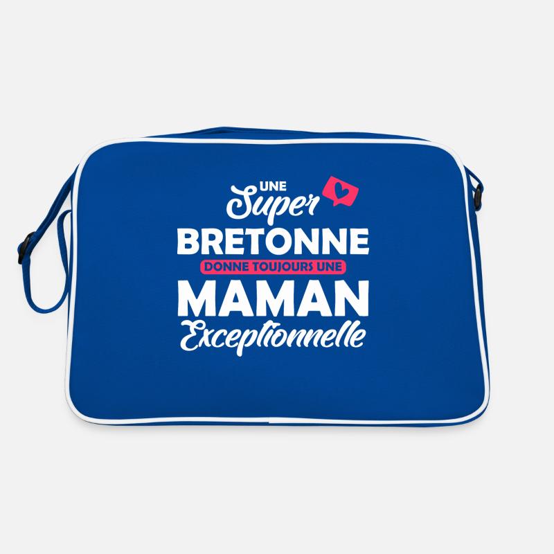 super bretonne - maman exceptionnelle Sac Retro