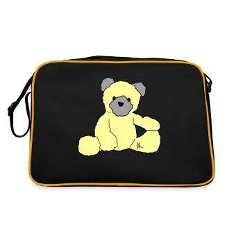 Teddy - Retro Bag - black/gold - Back