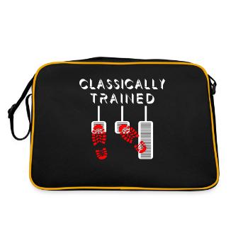 Manual gear shift Stick shift - Retro Bag - black/gold - Back