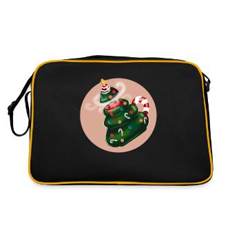 Arbre de la tasse de Noël - Sac Retro - noir/or - Dos