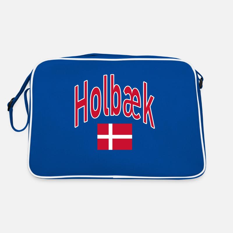 Drapeau du Danemark de Holbæk Sac Retro