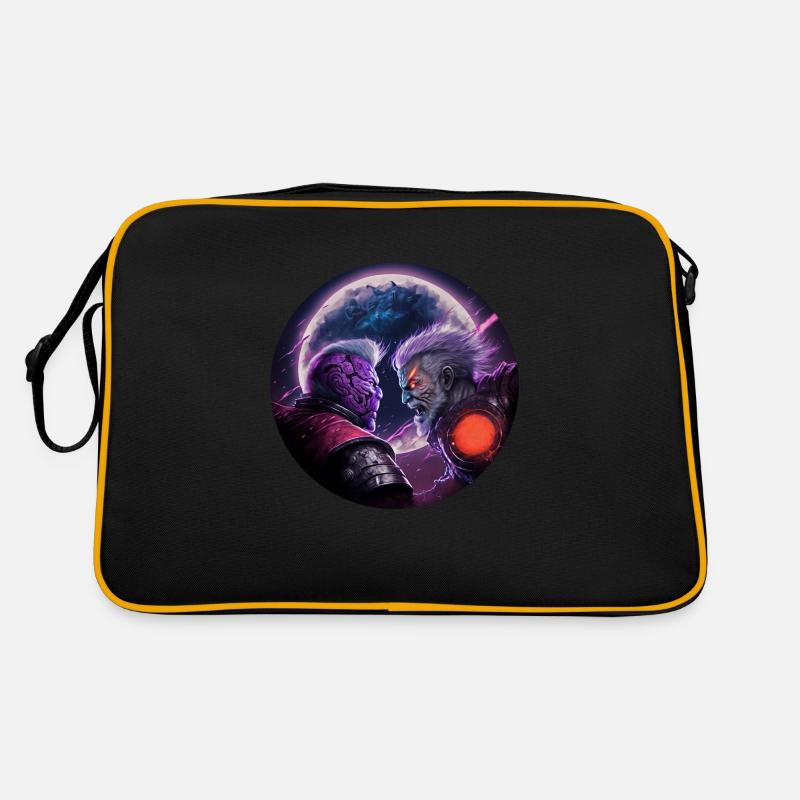 Legend fighter - Retro Bag - black/gold