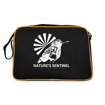 Guardians of nature #Kolibri - Retro Bag - black/gold - Back