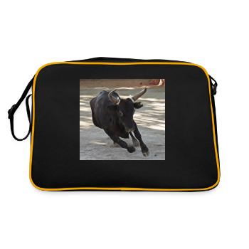 TAUREAU CAMARGUE - Sac Retro - noir/or - Dos