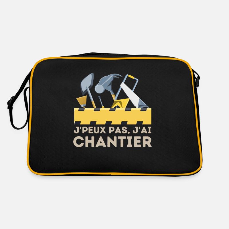 Chantier de construction Sac Retro