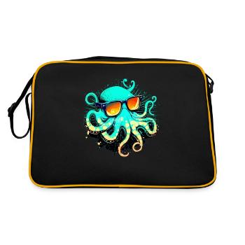 Cooloctopus - Sac Retro - noir/or - Dos