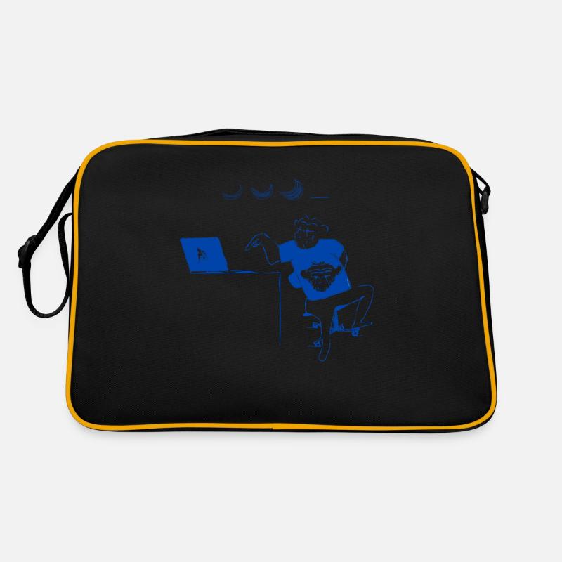 The password - Retro Bag - black/gold