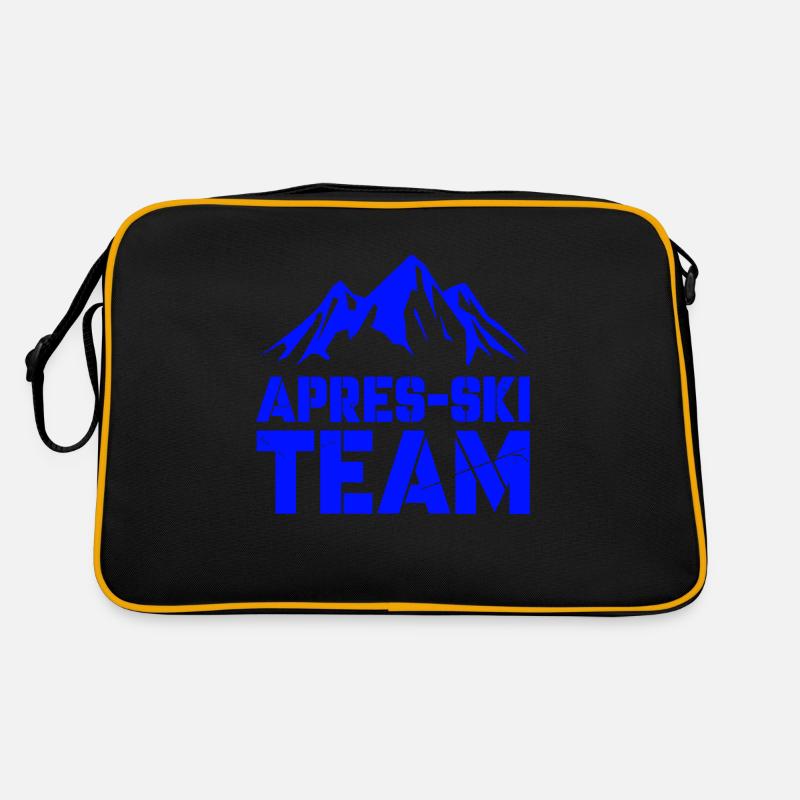 berge apres ski Retro Tasche