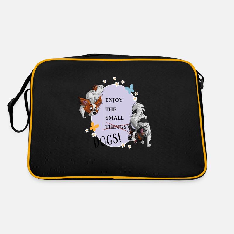 Die kleinen Dinge..äh Papillons zählen! Retro Tasche