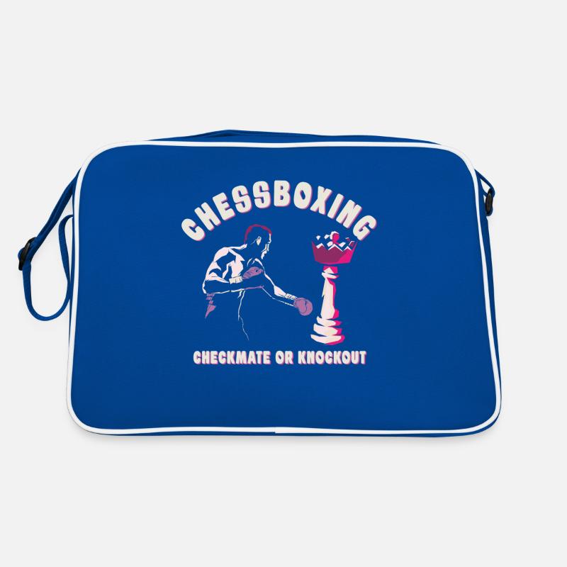 Schachboxen - Schachmatt Oder Knockout Schachboxen Retro Tasche