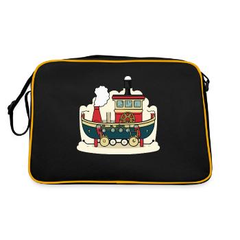 Bateau farfelu - Sac Retro - noir/or - Dos